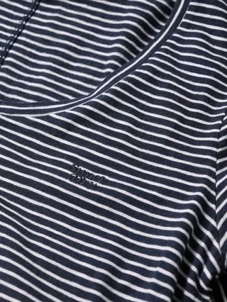 Superdry Studios Scoop Neck T-Shirt, Navy/Optic