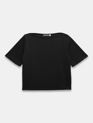 Mint Velvet Short Sleeve T-Shirt, Black