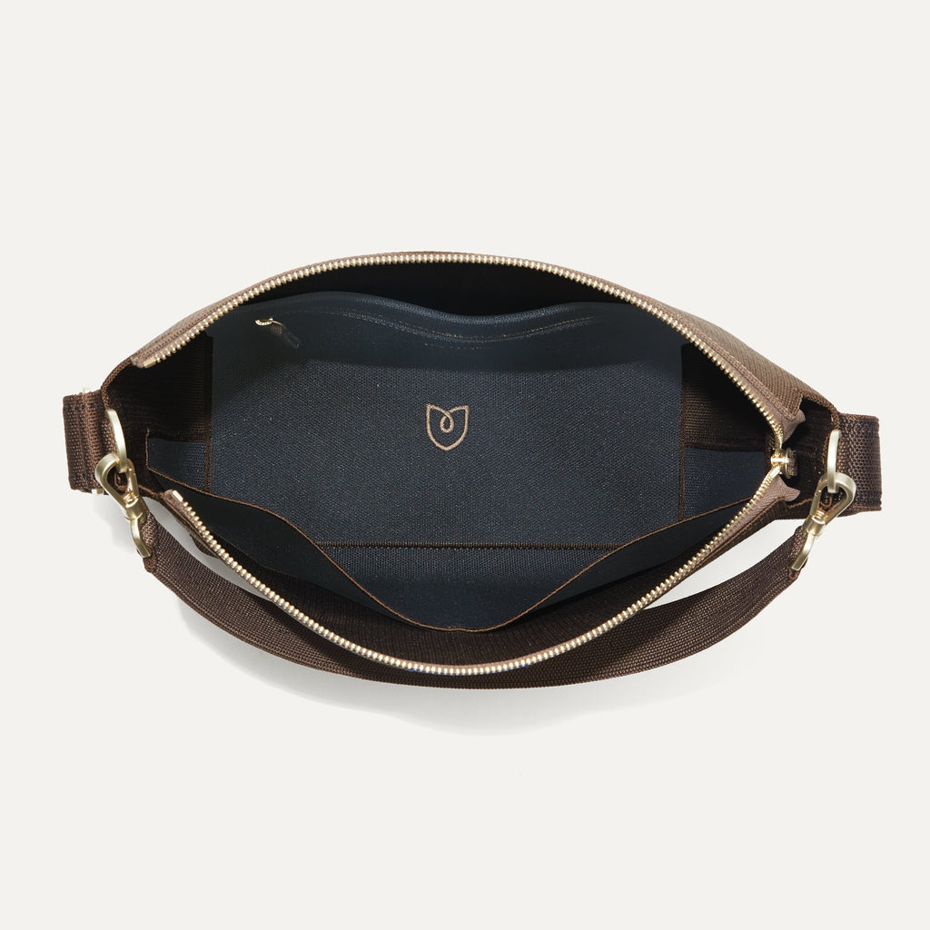 The Mini Zip Bucket - Rich Cocoa