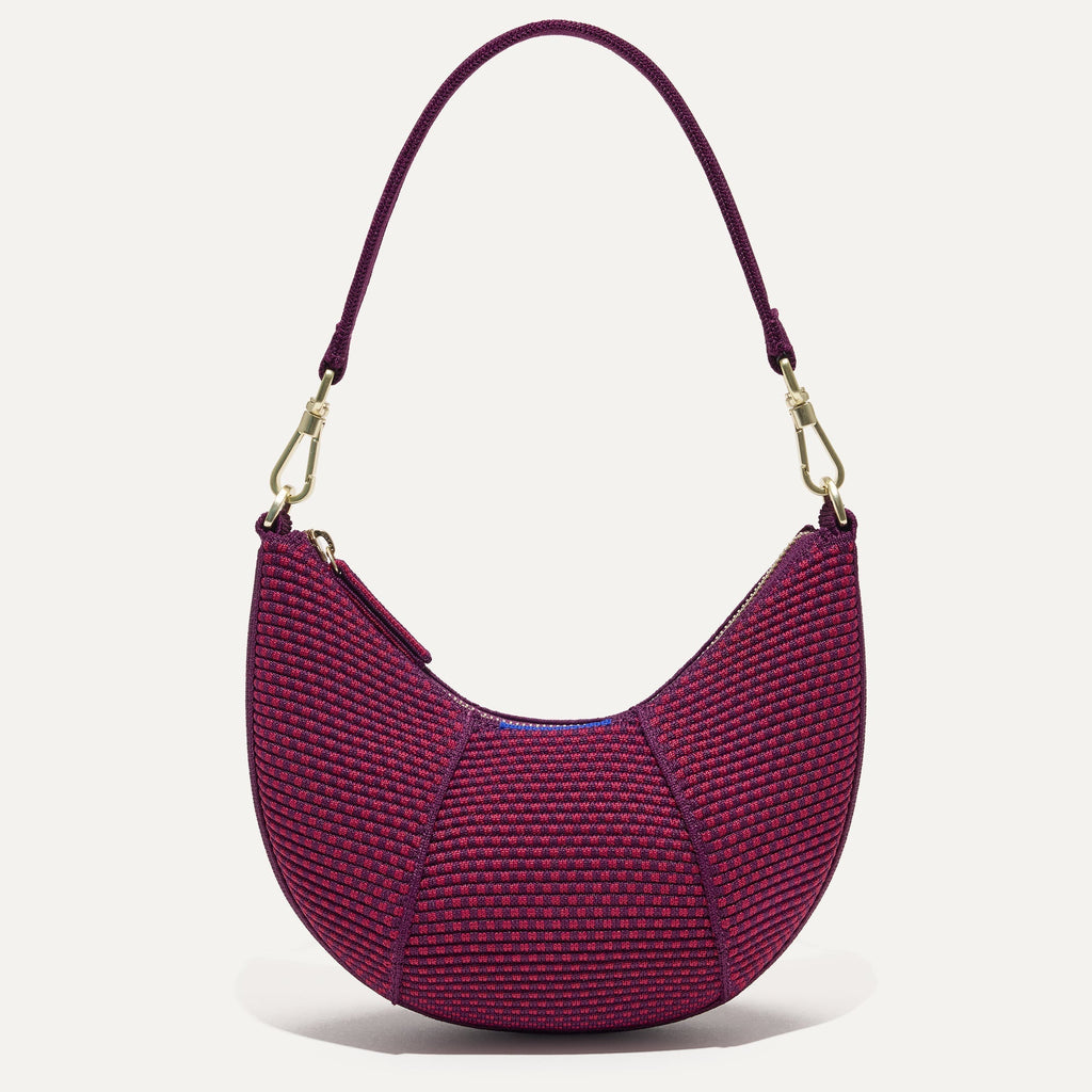 The Mini Crescent Bag - Beet