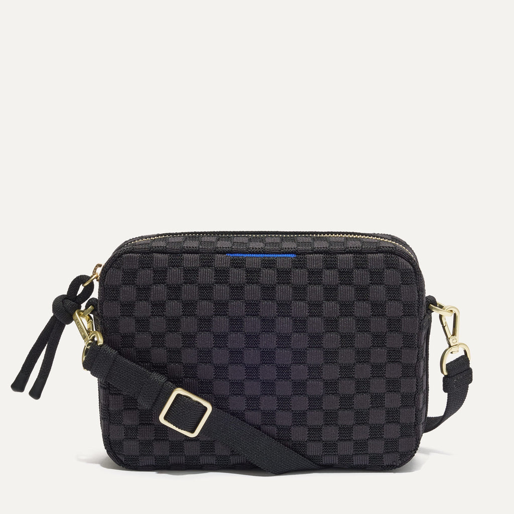 The Crossbody Camera Bag - Black Sand