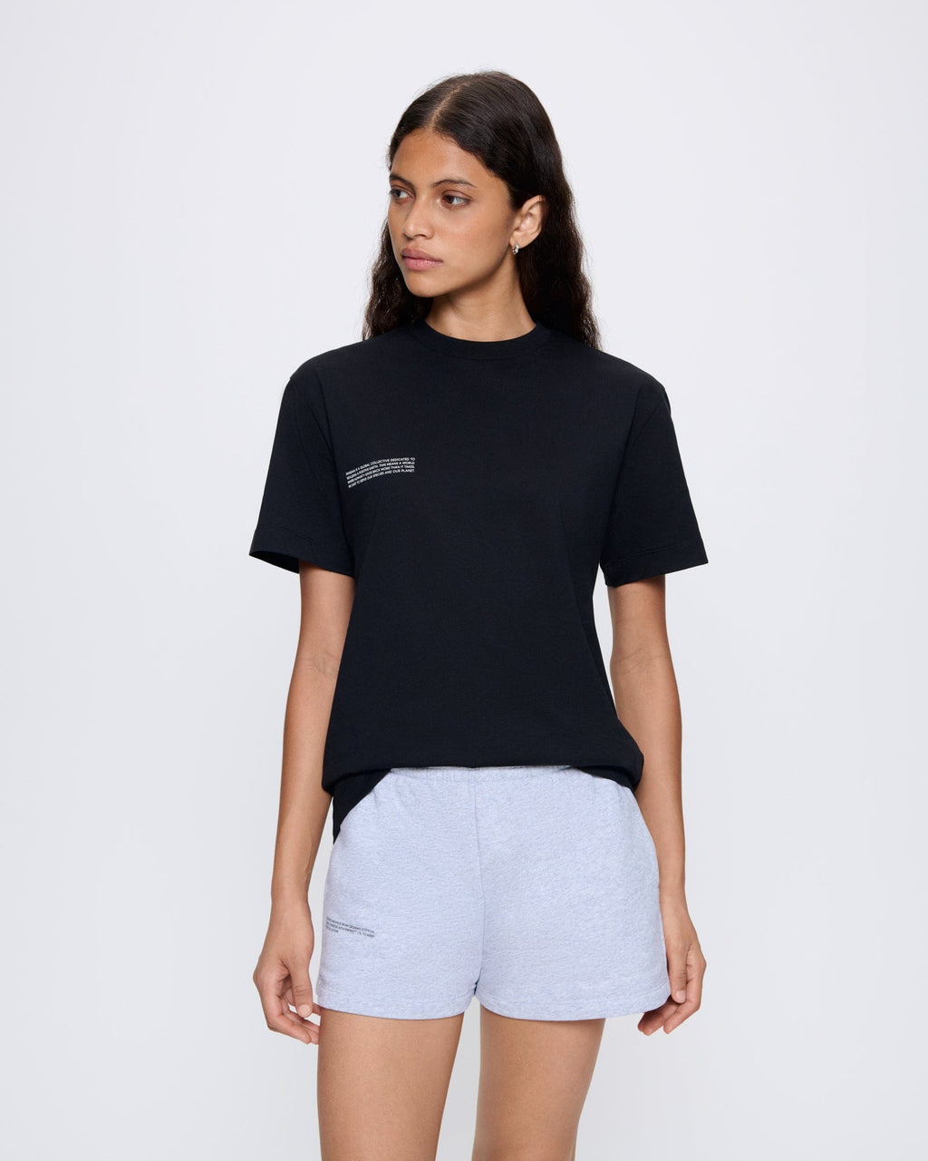 Womens 365 Midweight T-shirt—Black