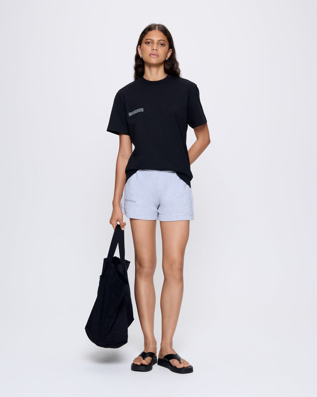 Womens 365 Midweight T-shirt—Black