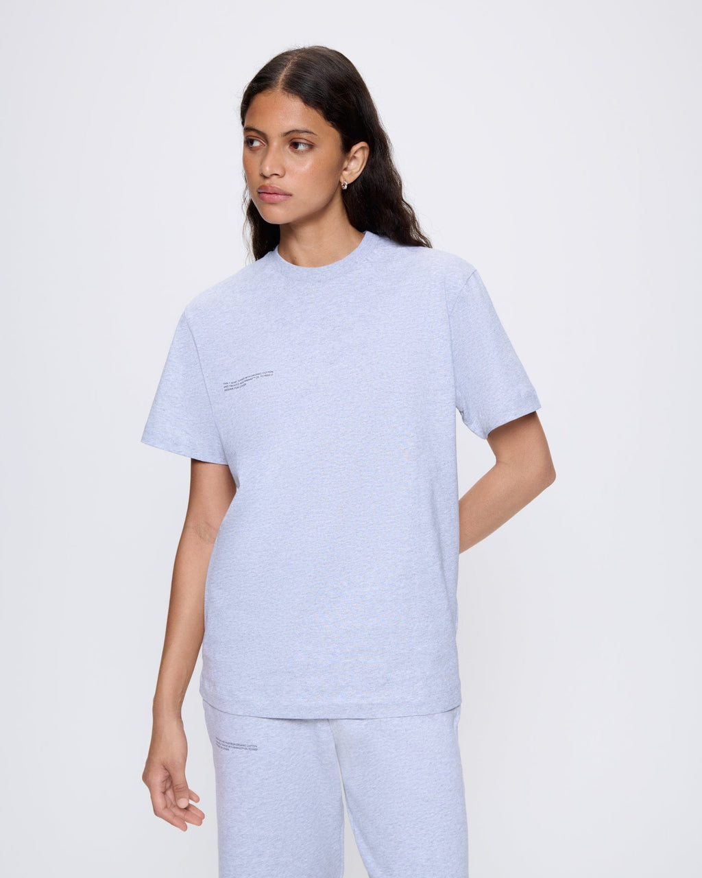 Womens 365 Midweight T-shirt—grey marl