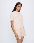 Womens 365 Midweight T-shirt—sand