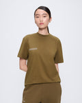 Womens 365 Midweight T-shirt—Soil Brown