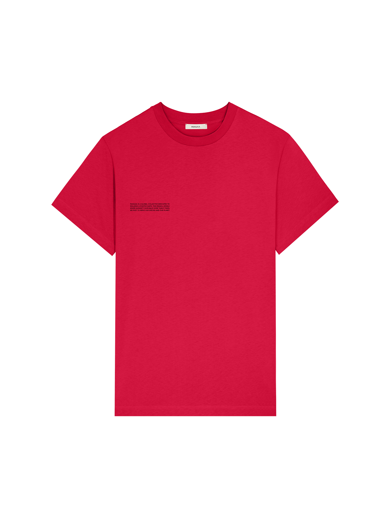 Womens 365 Midweight T-shirt—Goji red