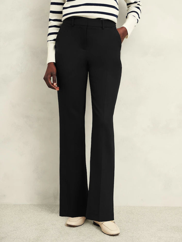 Hobbs Black Petite Sami Tapered Trouser
