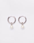 Aura Mini Pearl Hoops