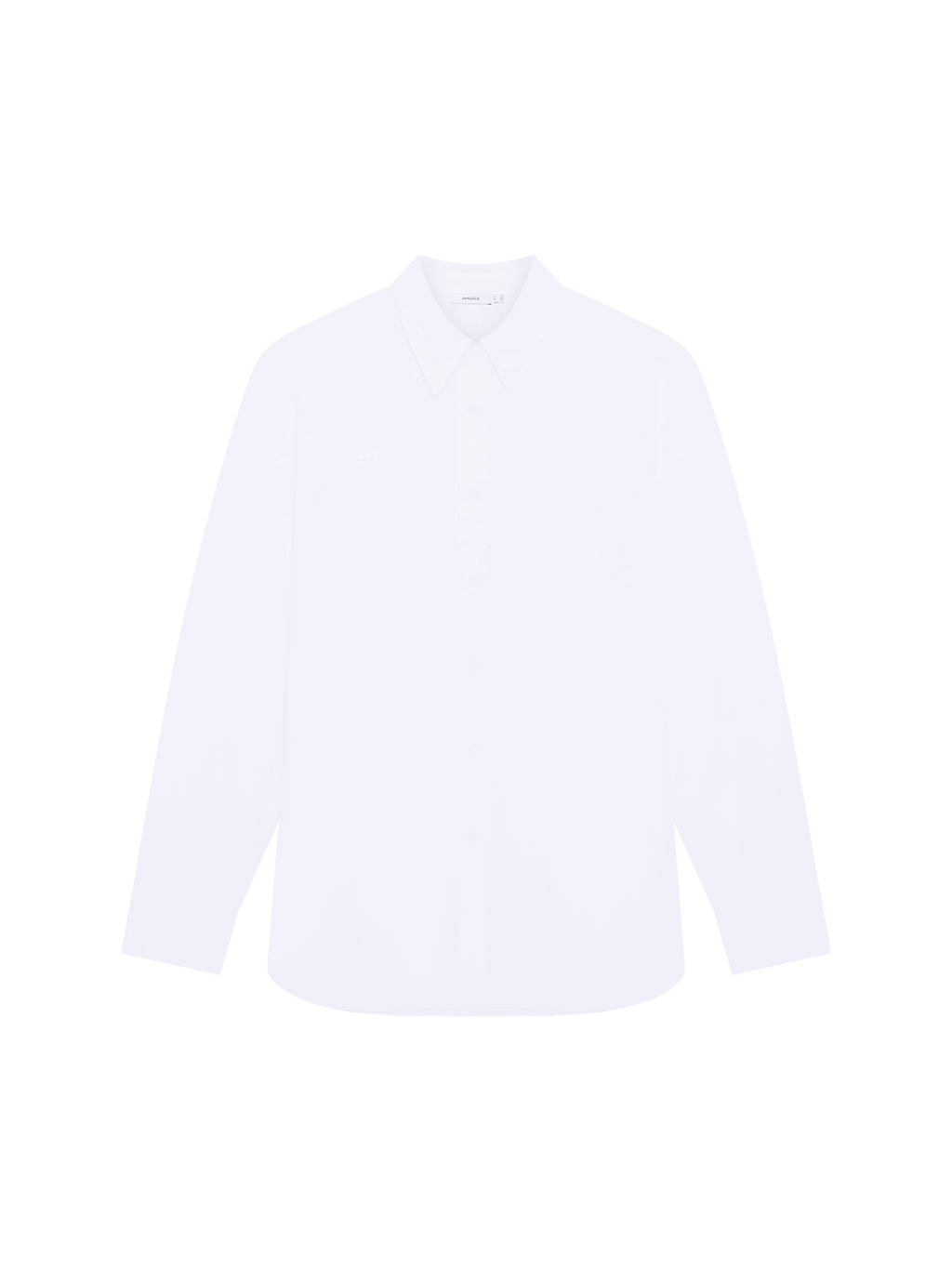 Womens Cotton Poplin Overshirt—Off-White