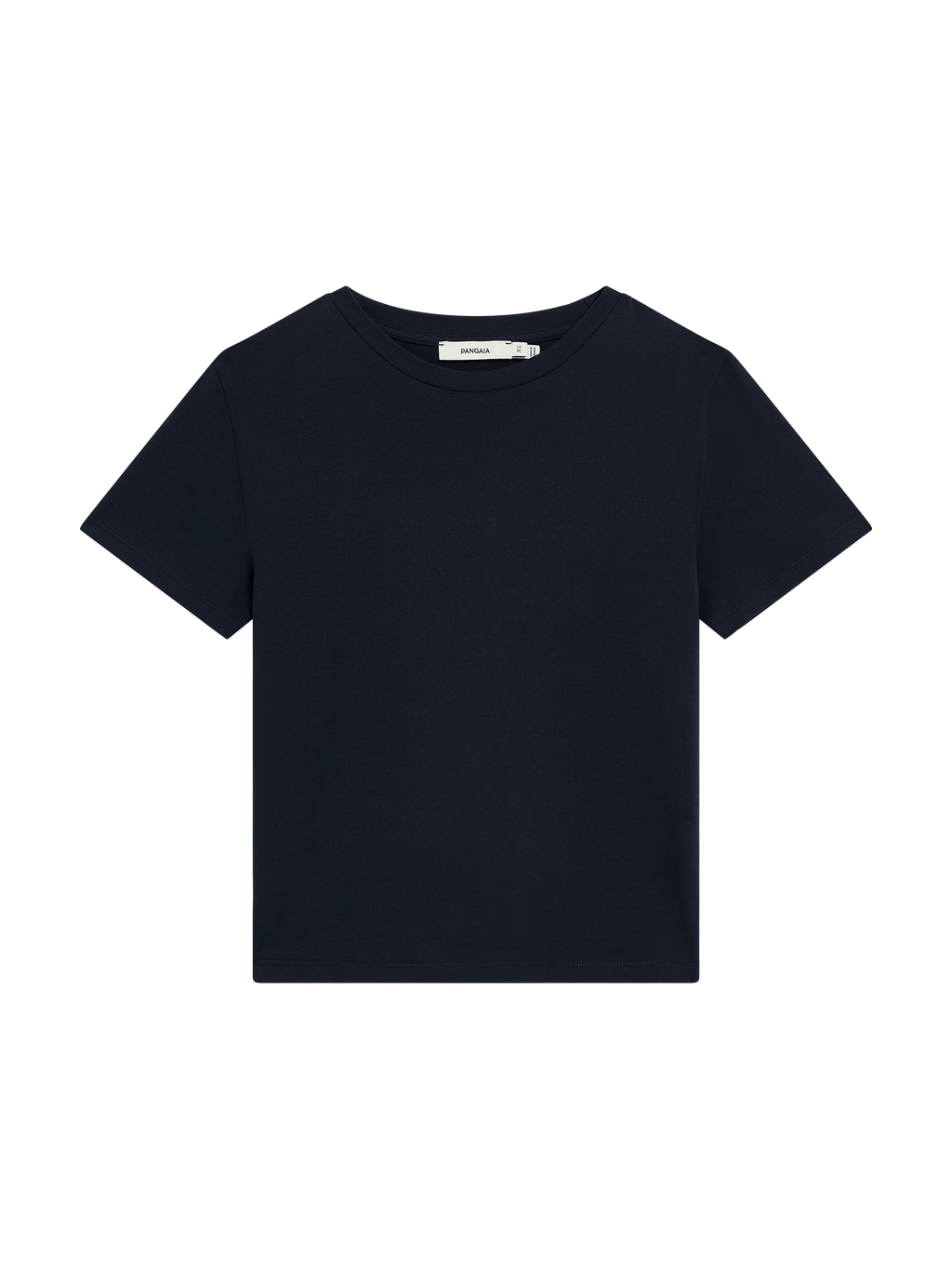 Womens Cotton-Stretch Slim T-Shirt—Midnight Navy