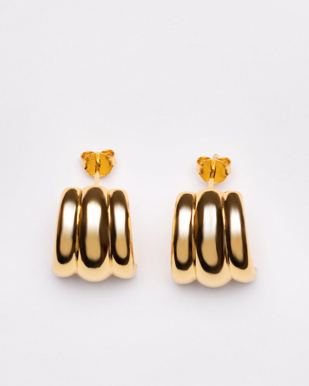 Contour Ribbed Hoops