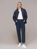 Whistles Blue Tessa Casual Trousers