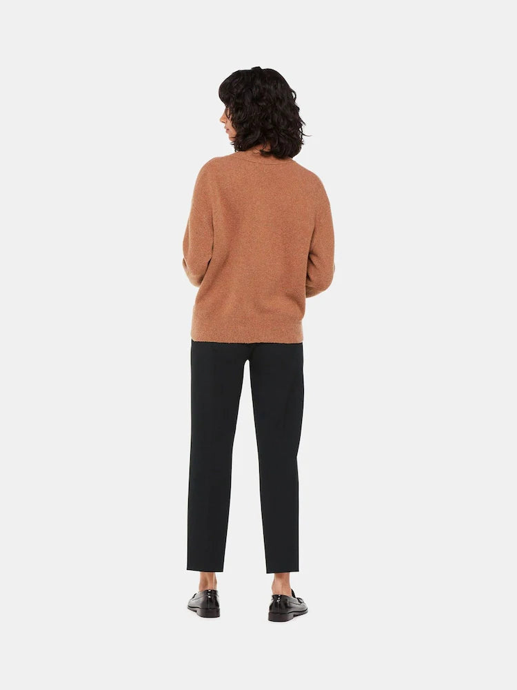 Whistles Black Lily Cigarette Trousers