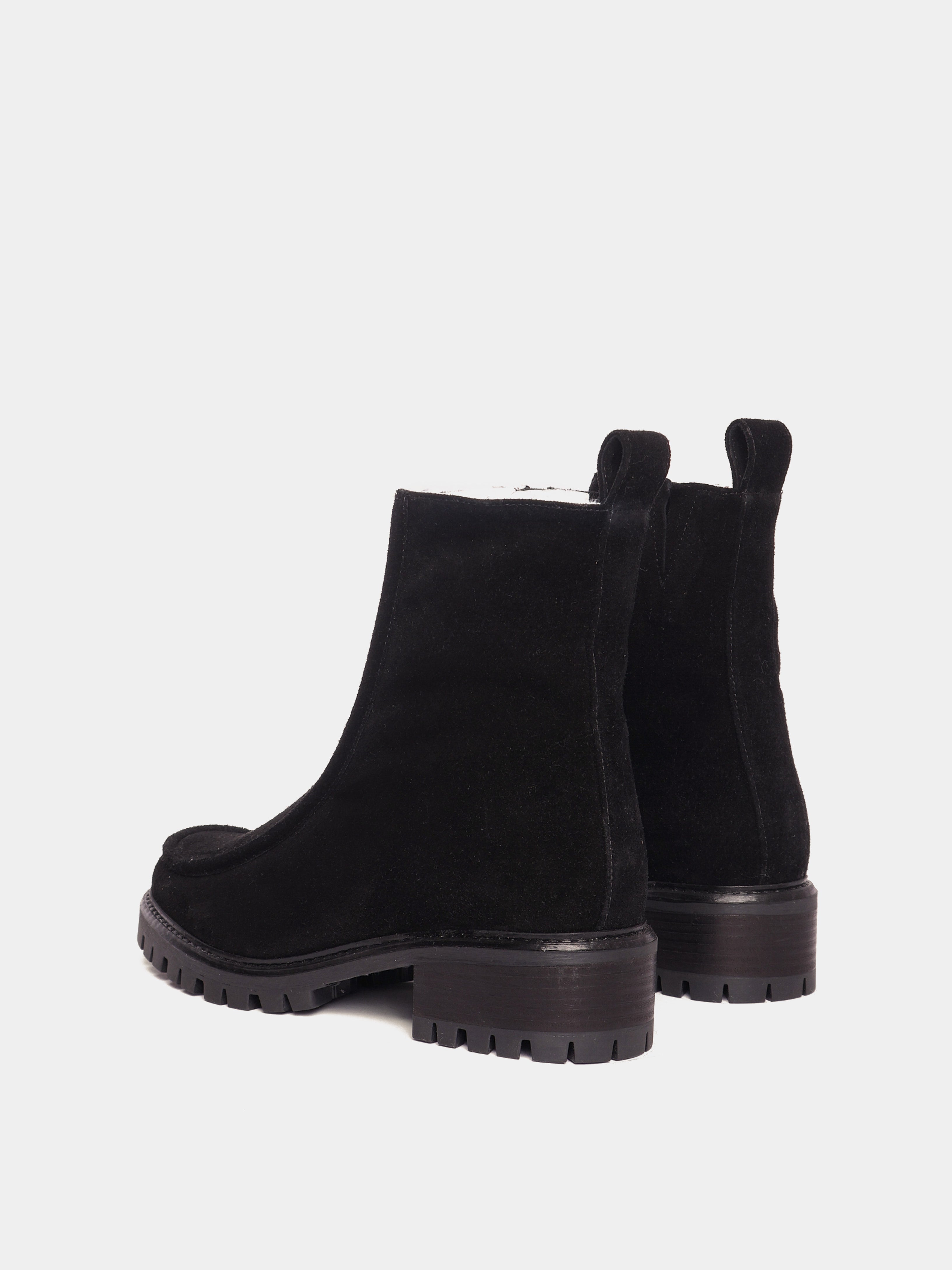 Vigo Black Suede Lined Boot