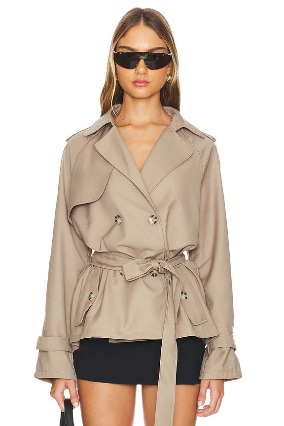 TRENCHEROUS Short Sleeve Coat