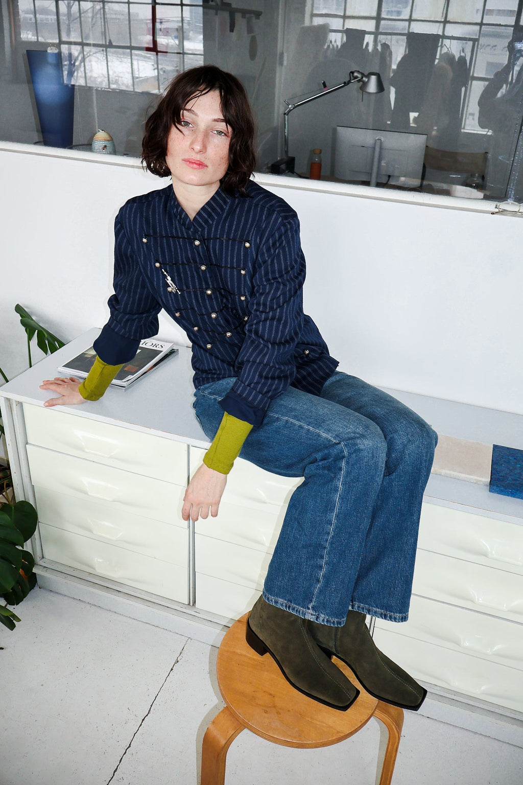 Palma Olive Suede Boot