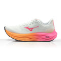 Mizuno Wave Sky 9 Women's Running Shoe - White/Tangerine/Pink Tetra