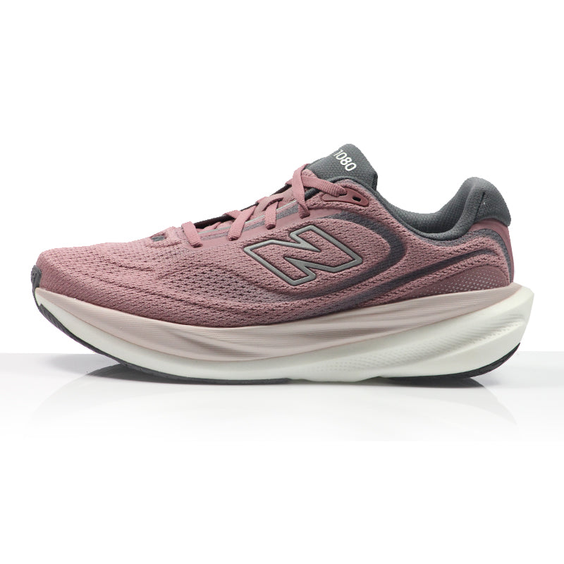New Balance 1080v15 Women's Running Shoe - Rosewood/Silver Metallic/Neptune Grey