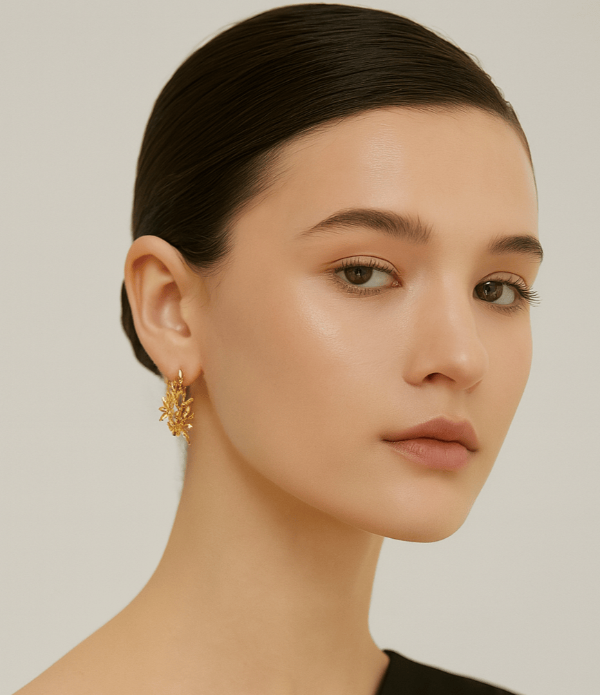 Ocean Coral Hoops