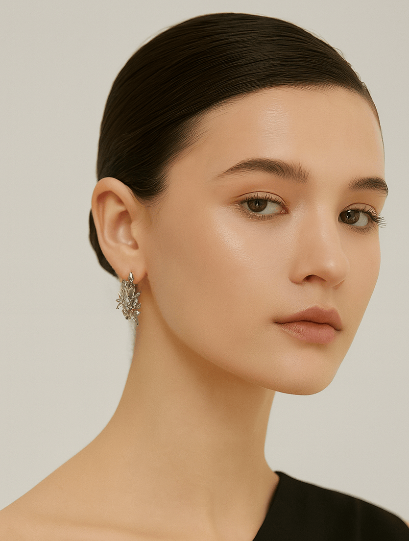 Ocean Coral Hoops