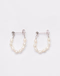 Pearl Dew Drop Hoops