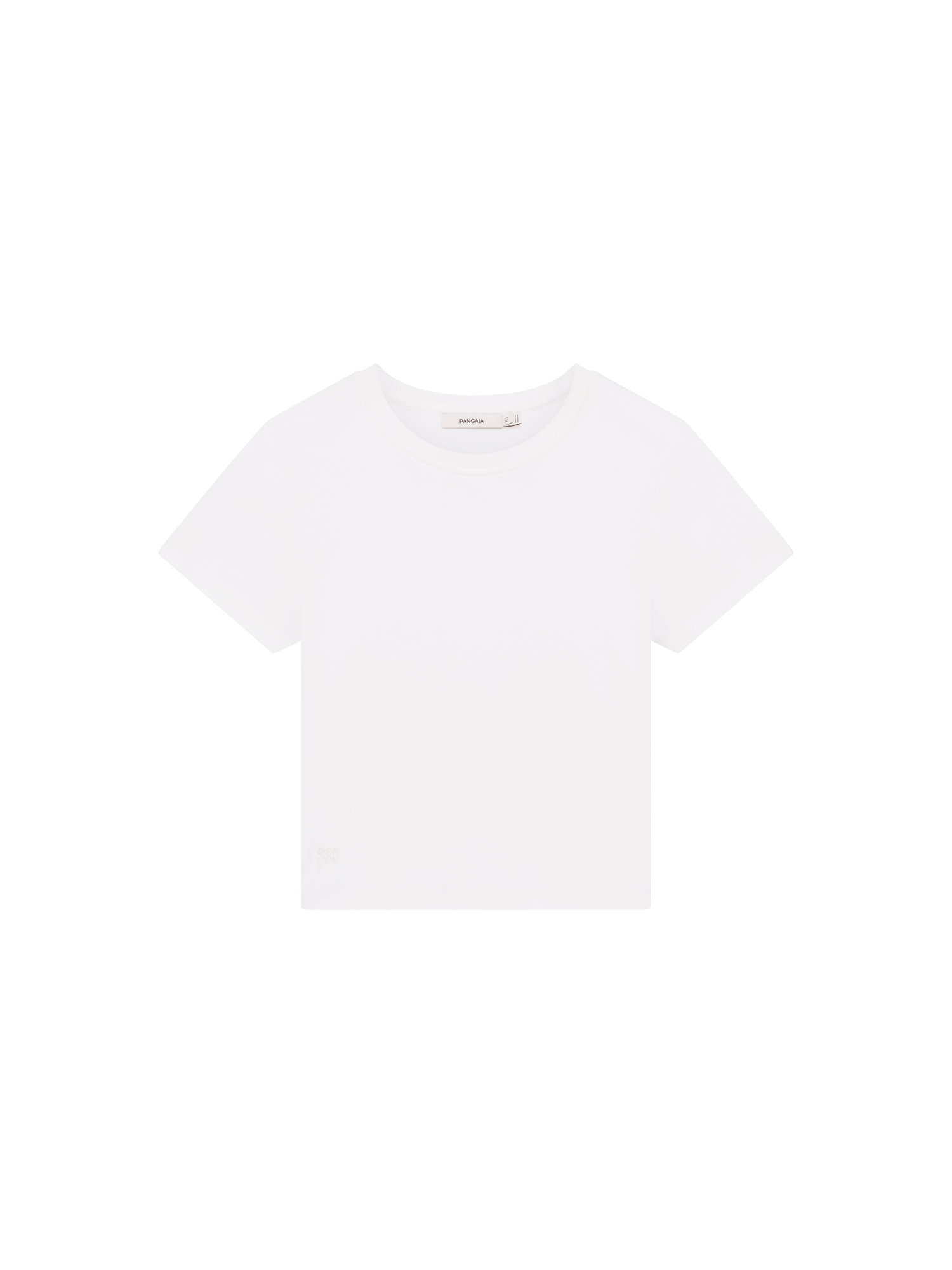 Womens Cropped T-Shirt—Off-White