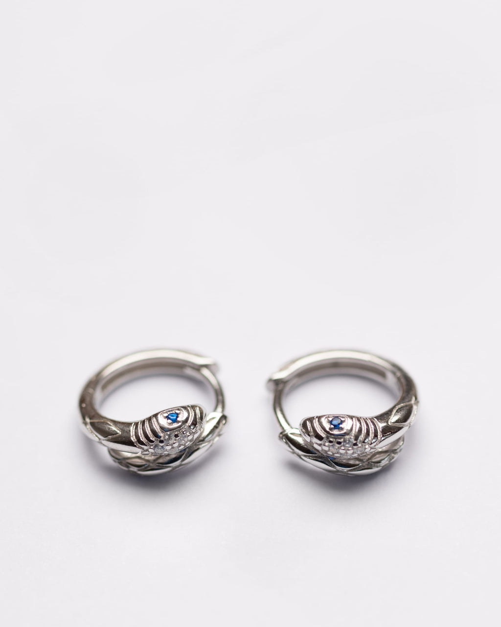 Sculpted Serpentine Hoops
