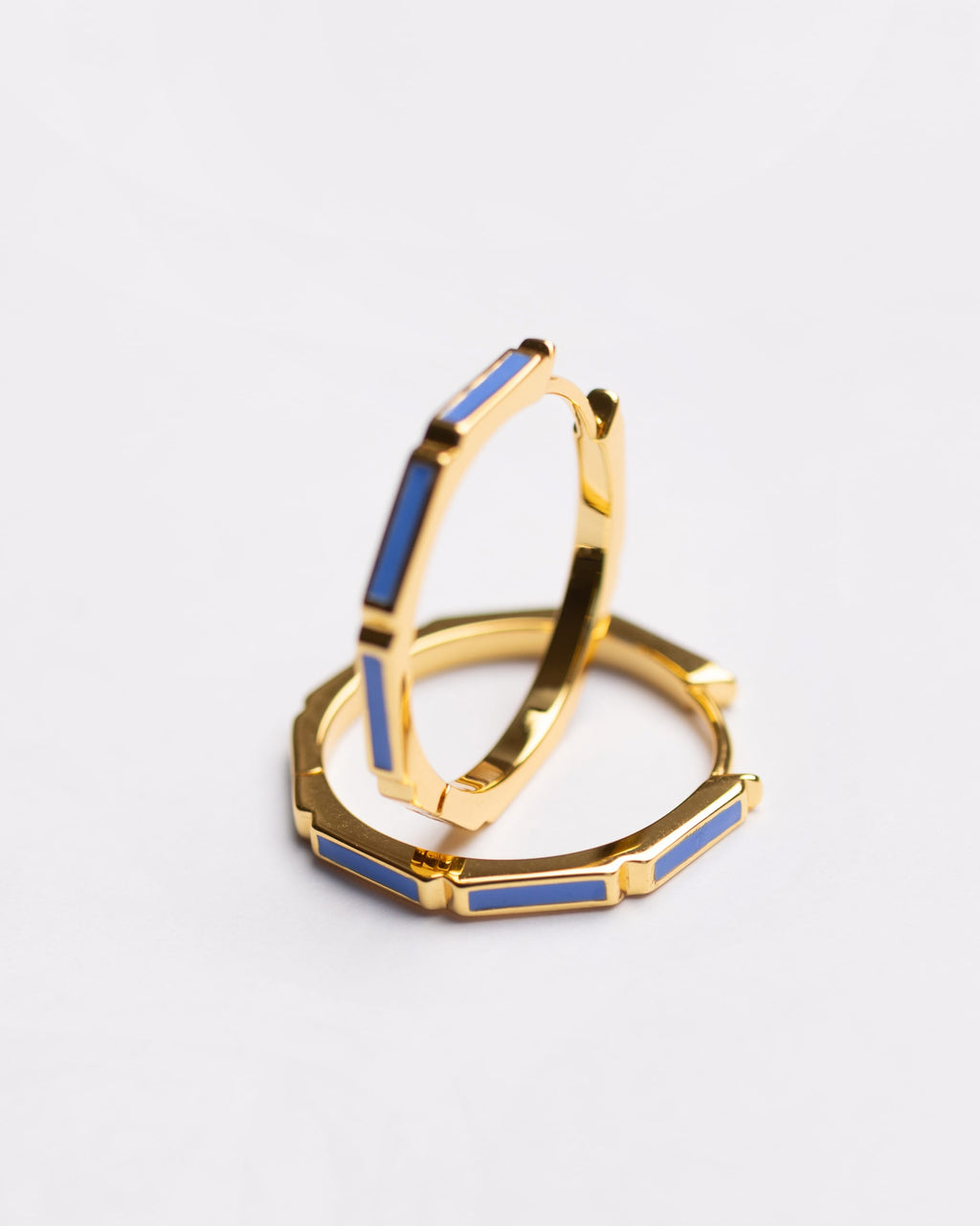 The Capri Huggies - Blue Enamel