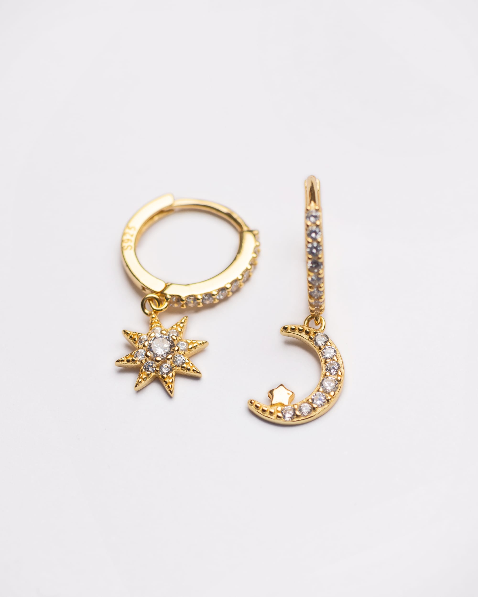 The Moon & Star Hoops