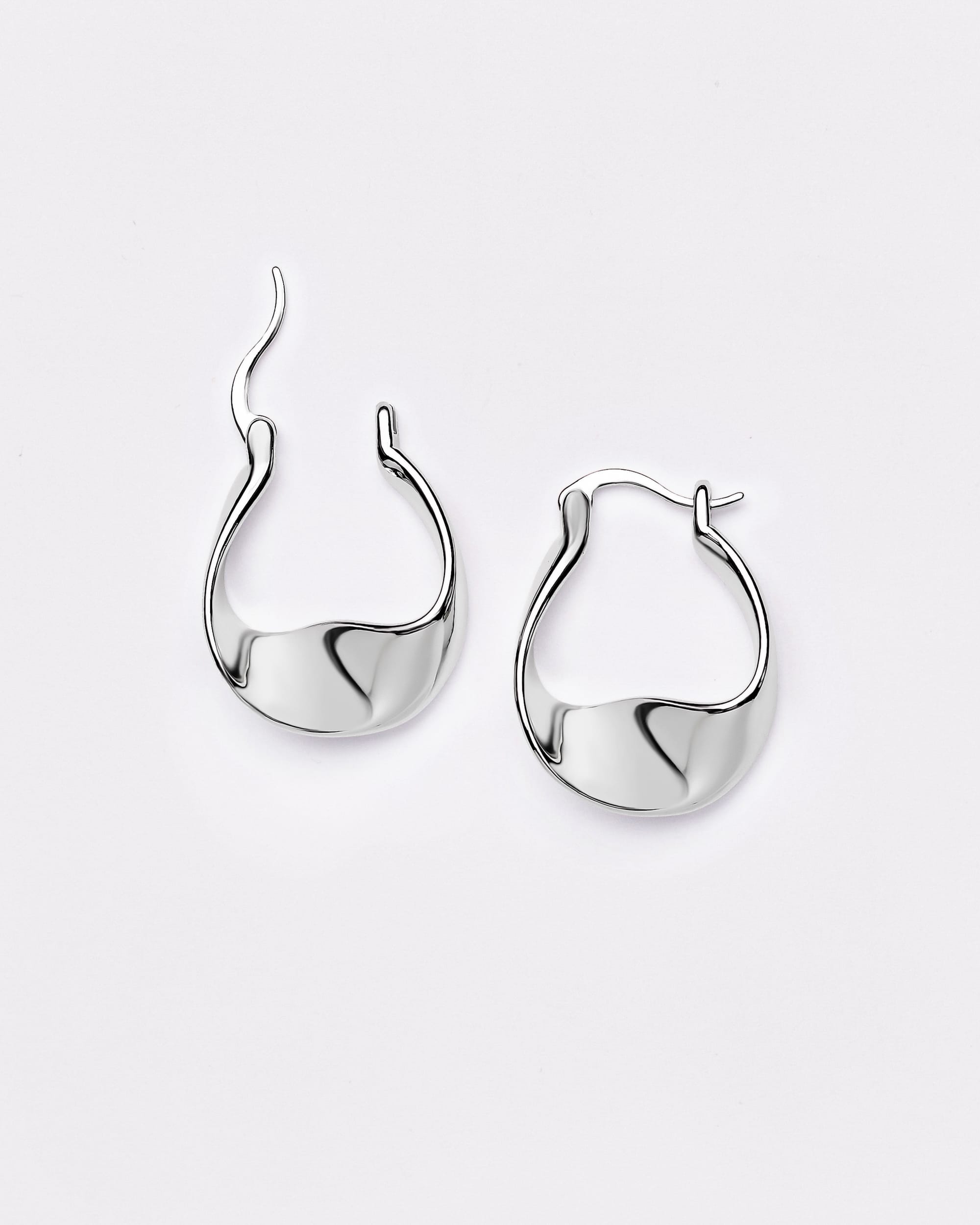Twist Form Hoops