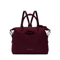 Wimbledon Leather Laptop Backpack, Cherry