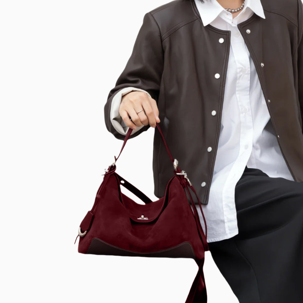 Pip Burgundy Shoulder Bag
