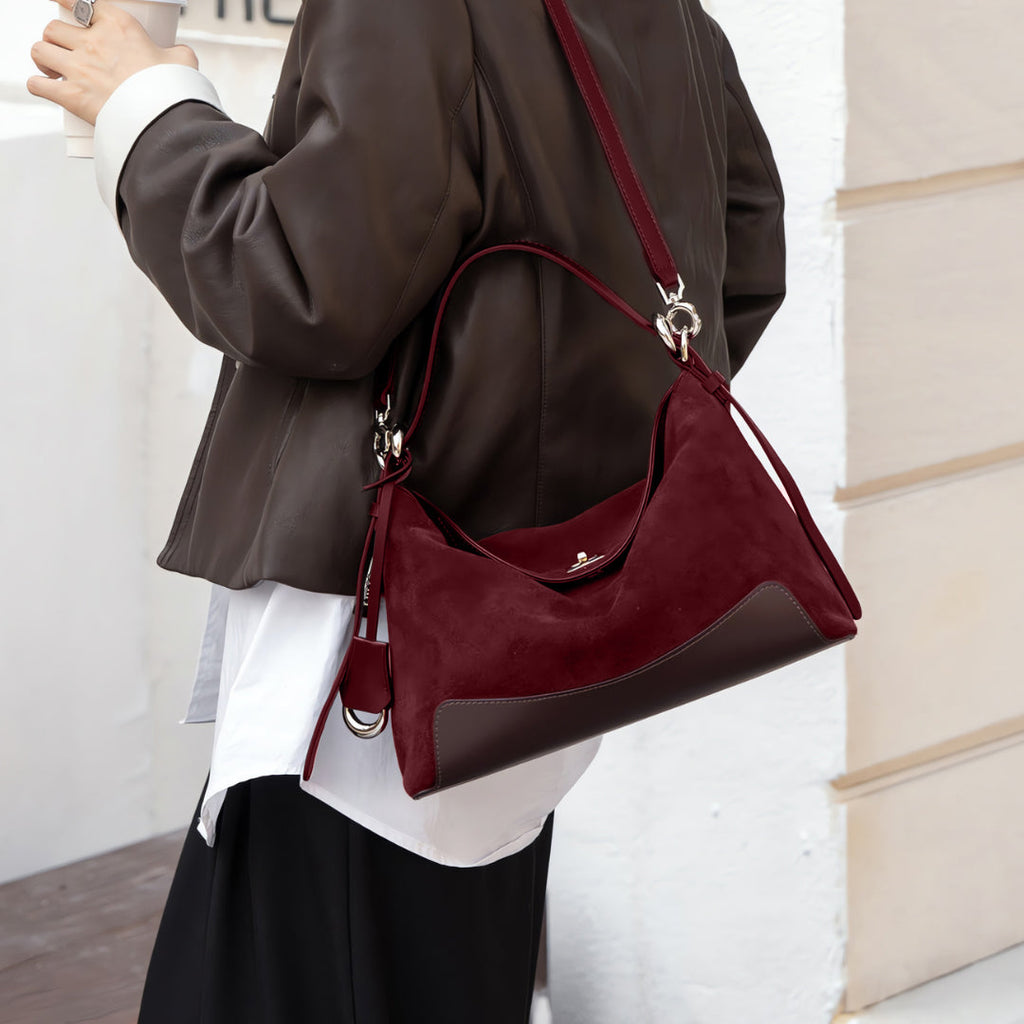 Pip Burgundy Shoulder Bag
