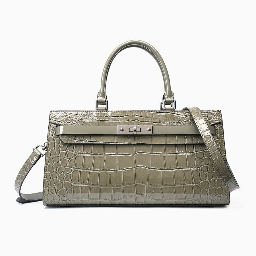 Chic Croc Pattern Tote Bag