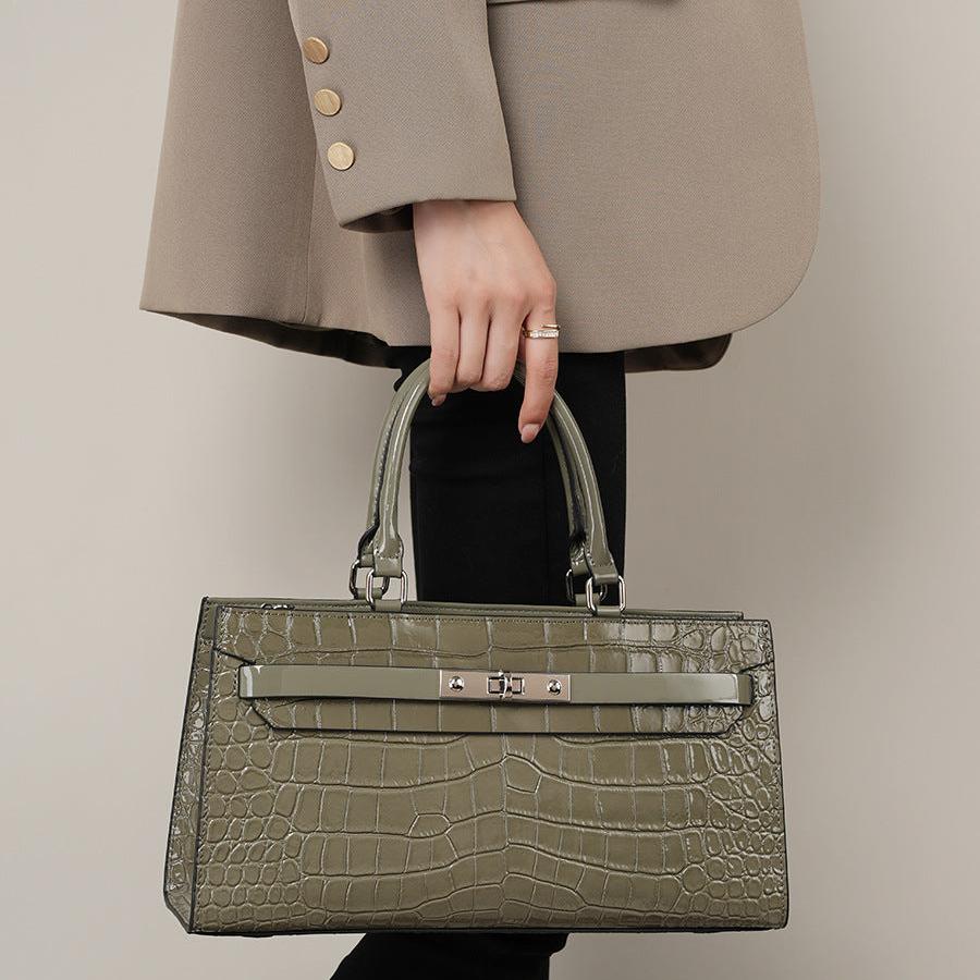 Chic Croc Pattern Tote Bag